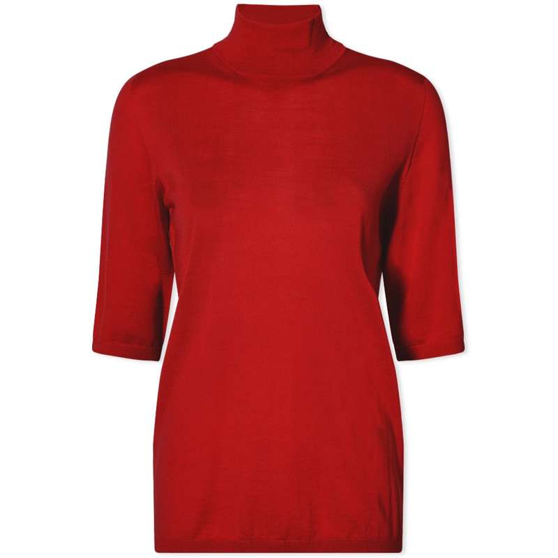 マックスマーラ レディース シャツ トップス Max Mara Vacillo High Neck Top Red