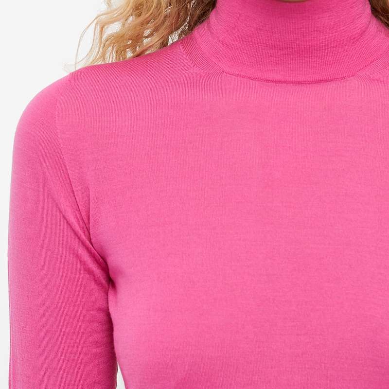 マックスマーラ レディース シャツ トップス Max Mara Vacillo High Neck Top Fuchsia