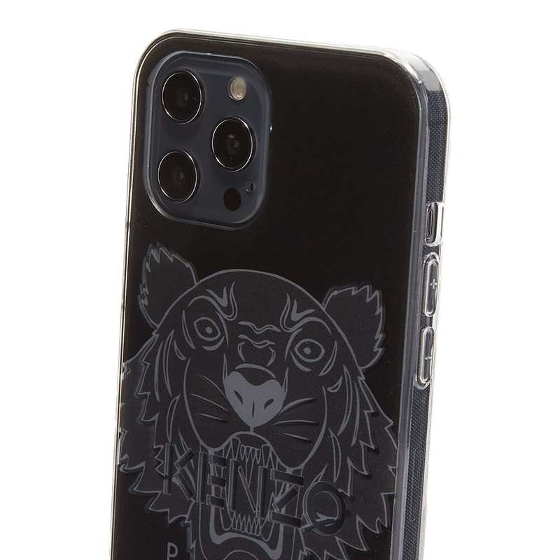 ケンゾー メンズ PC・モバイルギア アクセサリー Kenzo Festive iPhone 12 Pro Max Case Black