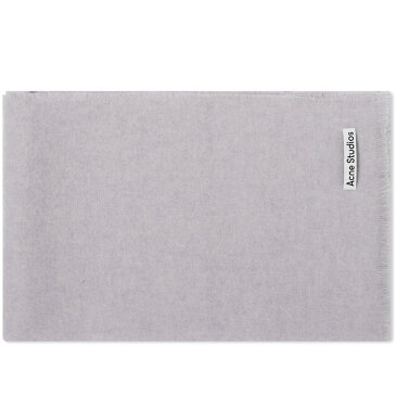 アクネ ストゥディオズ メンズ マフラー・ストール・スカーフ アクセサリー Acne Studios Vernon Scarf Light Grey Melange