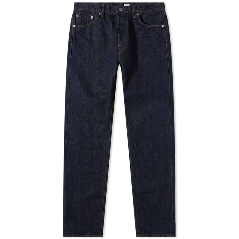 エドウィン メンズ デニムパンツ ボトムス Edwin Slim Tapered Jean Blue Unwashed