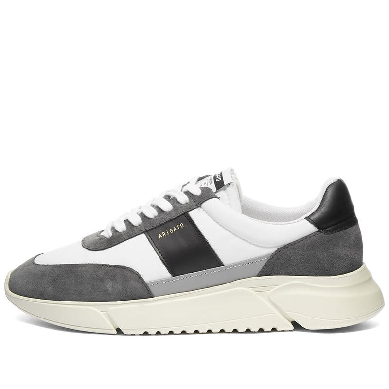 アクセルアリガト メンズ スニーカー シューズ Axel Arigato Genesis Vintage Runner Dark Grey, White & Black