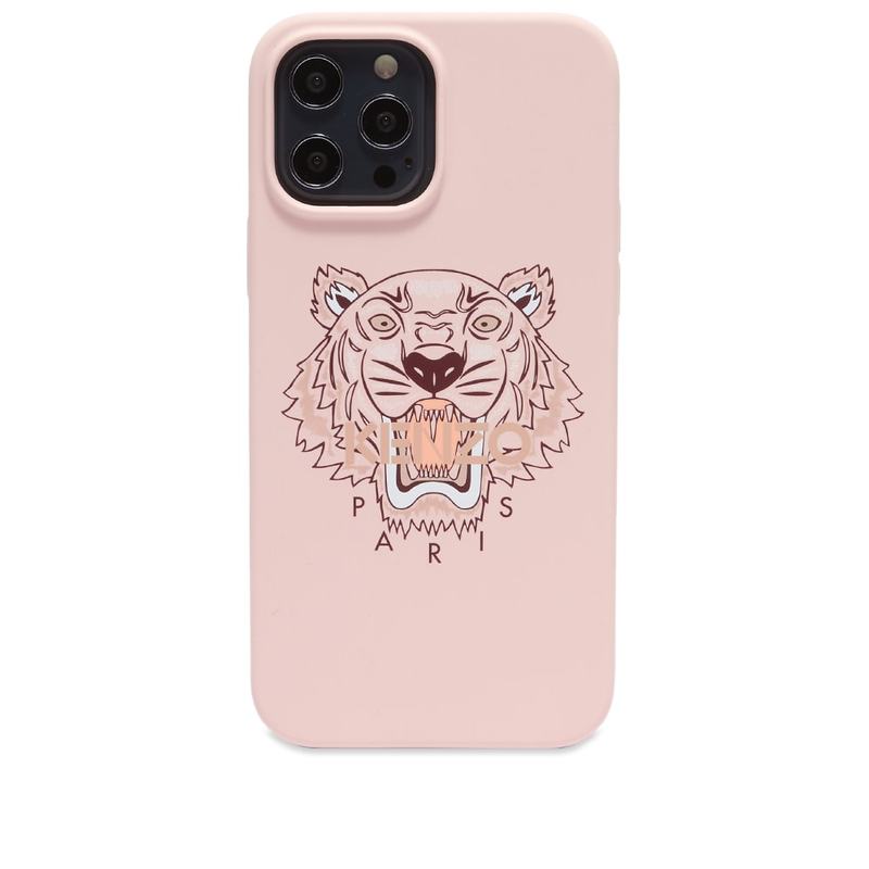 ケンゾー メンズ PC・モバイルギア アクセサリー Kenzo iPhone 13 Max Tiger Silicone Case Faded Pink