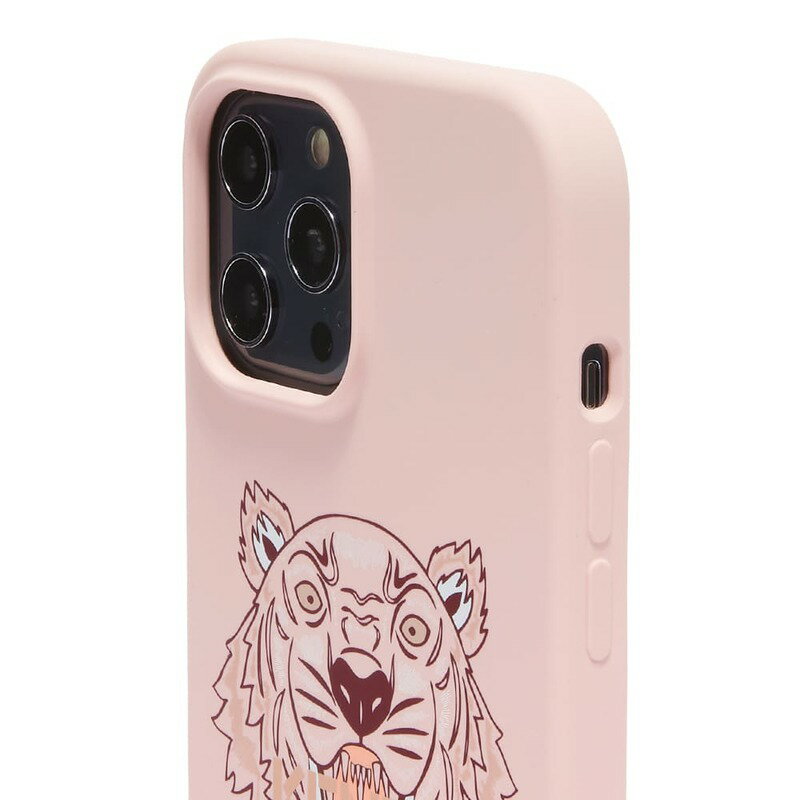 ケンゾー メンズ PC・モバイルギア アクセサリー Kenzo iPhone 13 Max Tiger Silicone Case Faded Pink