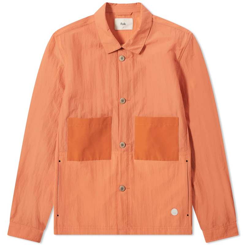 フォーク メンズ ジャケット・ブルゾン アウター Folk Stack Jacket Burnt Orange