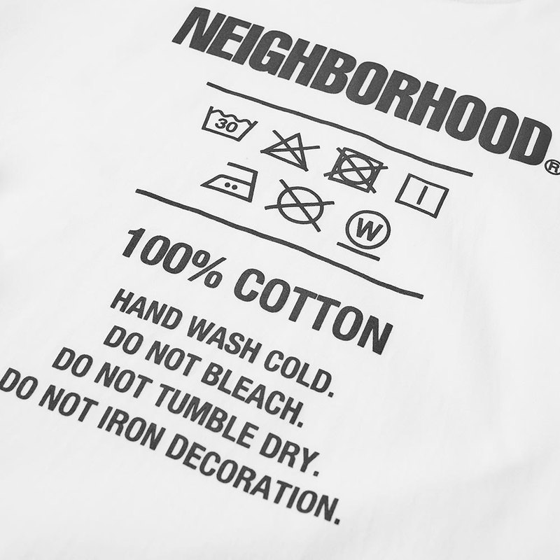 新作再入荷 ネイバーフッド Neighborhood QC Tee White：ReVida 店 メンズ Tシャツ トップス 正規品格安