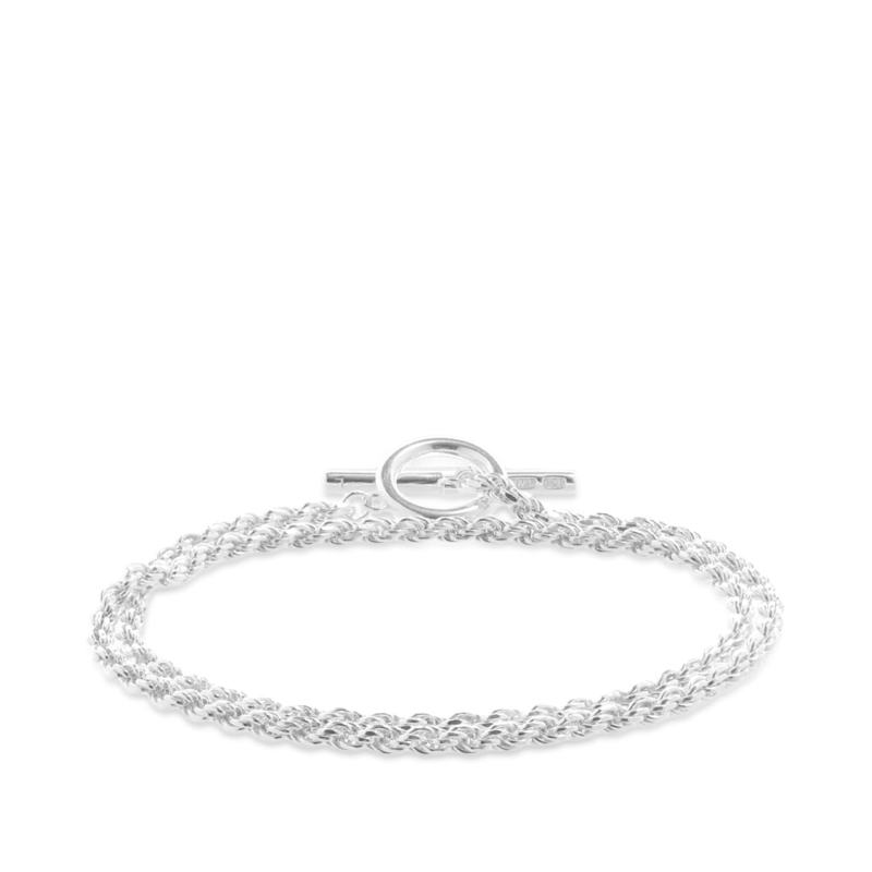 【送料無料】 オールブルース メンズ ブレスレット・バングル・アンクレット アクセサリー All Blues Rope Bracelet Silver