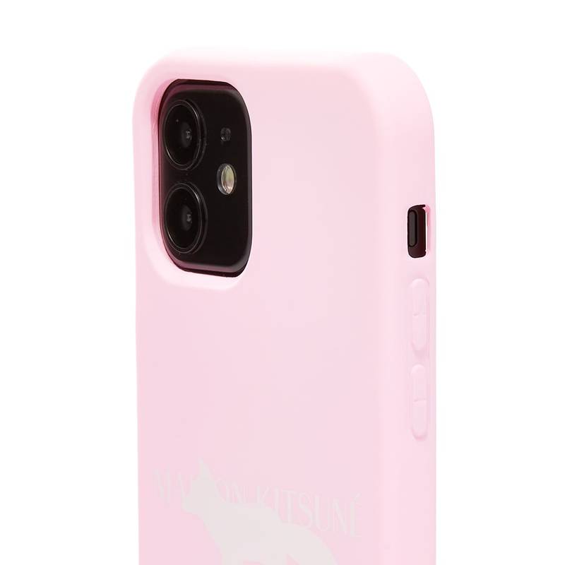 メゾンキツネ メンズ PC・モバイルギア アクセサリー Maison Kitsune Stamp Logo iPhone 12 Case with Strap Light Pink