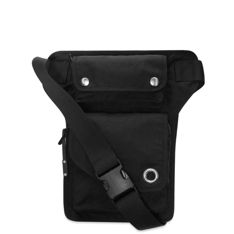 ヘルムート ラング メンズ ボディバッグ・ウエストポーチ バッグ Helmut Lang Nylon Waist Bag Black