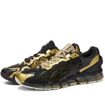 アシックス メンズ スニーカー シューズ Asics x GmbH Gel-Quantum 360 6 Rich Gold & Black Coffee