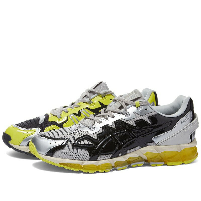 アシックス メンズ スニーカー シューズ Asics x GmbH Gel-Quantum 360 6 Pure Silver & Sour Yuzu