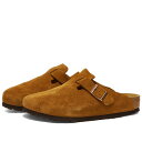 【送料無料】 ビルケンシュトック メンズ サンダル シューズ Birkenstock Boston SFB Mink Suede