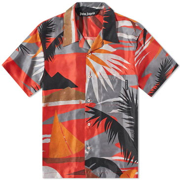 パーム・エンジェルス メンズ シャツ トップス Palm Angels Hawaiian Vacation Shirt Off-White