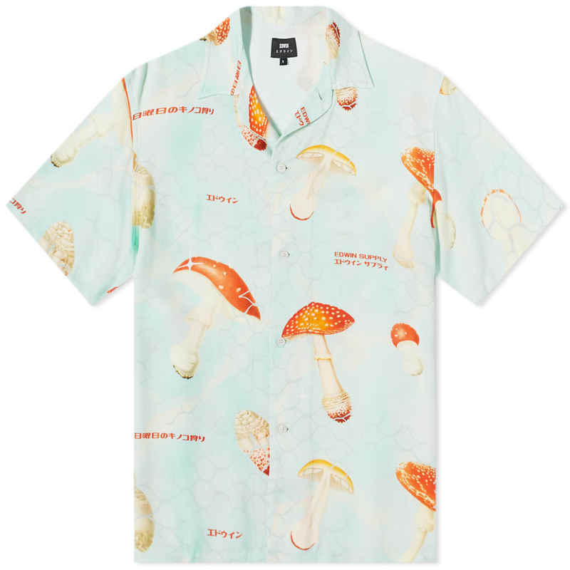 エドウィン メンズ シャツ トップス Edwin Sunday Picking Vacation Shirt Multi