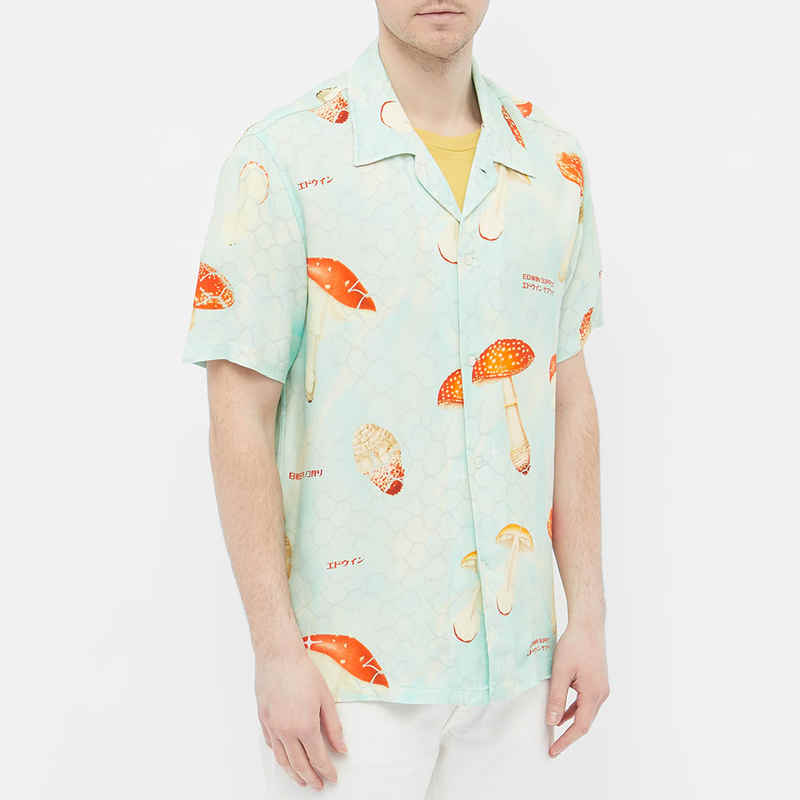 エドウィン メンズ シャツ トップス Edwin Sunday Picking Vacation Shirt Multi