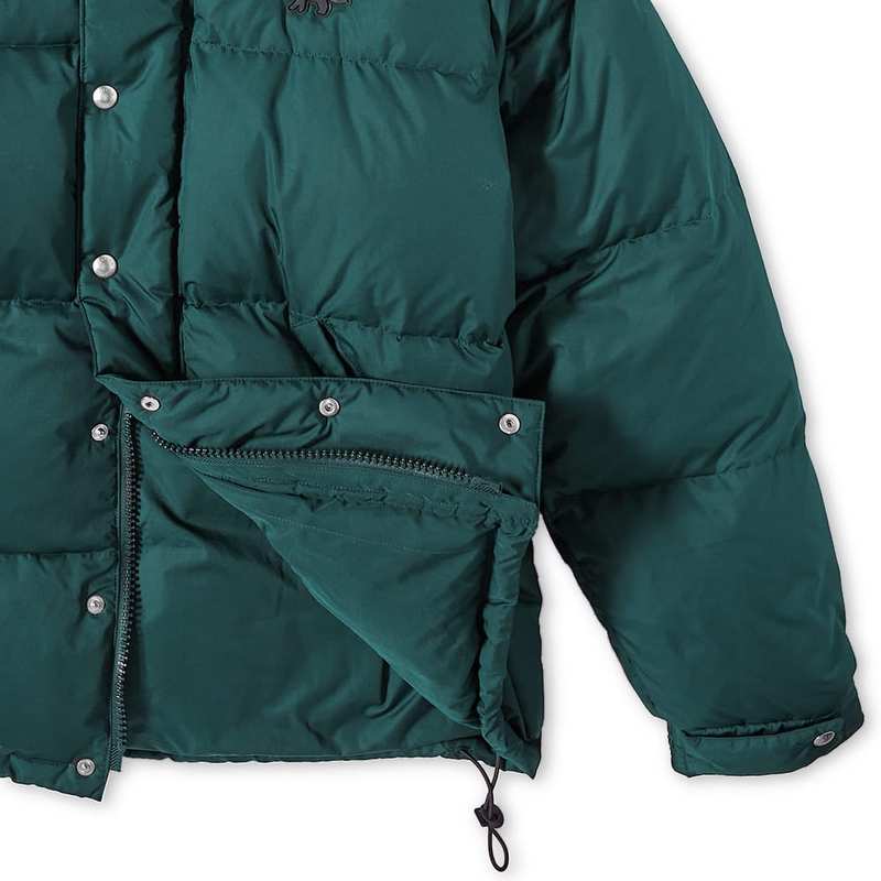 メゾンキツネ メンズ ジャケット・ブルゾン アウター Maison Kitsune Fox Down Jacket Dark Green