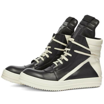 リックオウエンス メンズ スニーカー シューズ Rick Owens Geobasket Sneaker Black & White