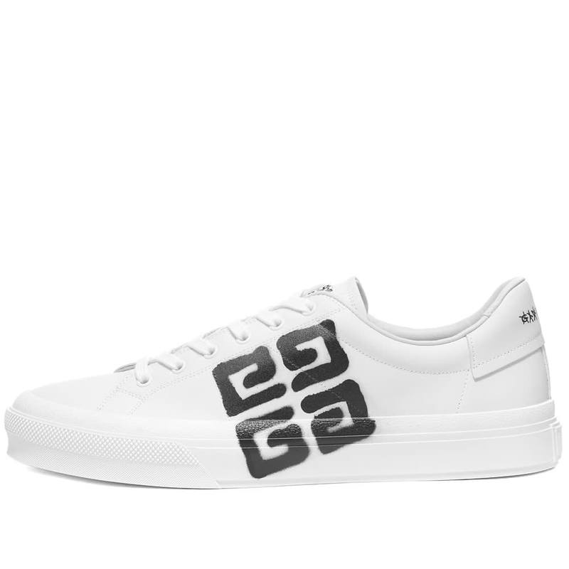 ジバンシー メンズ スニーカー シューズ Givenchy Givenchy x Josh Smith City Sport Sneaker White & Black