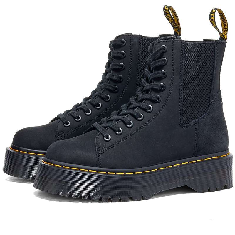 ドクターマーチン レディース ブーツ・レインブーツ シューズ Dr. Martens Jadon 8 Eye Boot Black