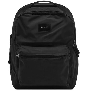 サンドクヴィスト メンズ バックパック・リュックサック バッグ Sandqvist August Backpack Black