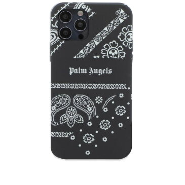 パーム・エンジェルス メンズ PC・モバイルギア アクセサリー Palm Angels Bandana iPhone 12 Pro Case Off White
