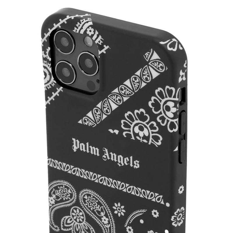 パーム・エンジェルス メンズ PC・モバイルギア アクセサリー Palm Angels Bandana iPhone 12 Pro Case Off White