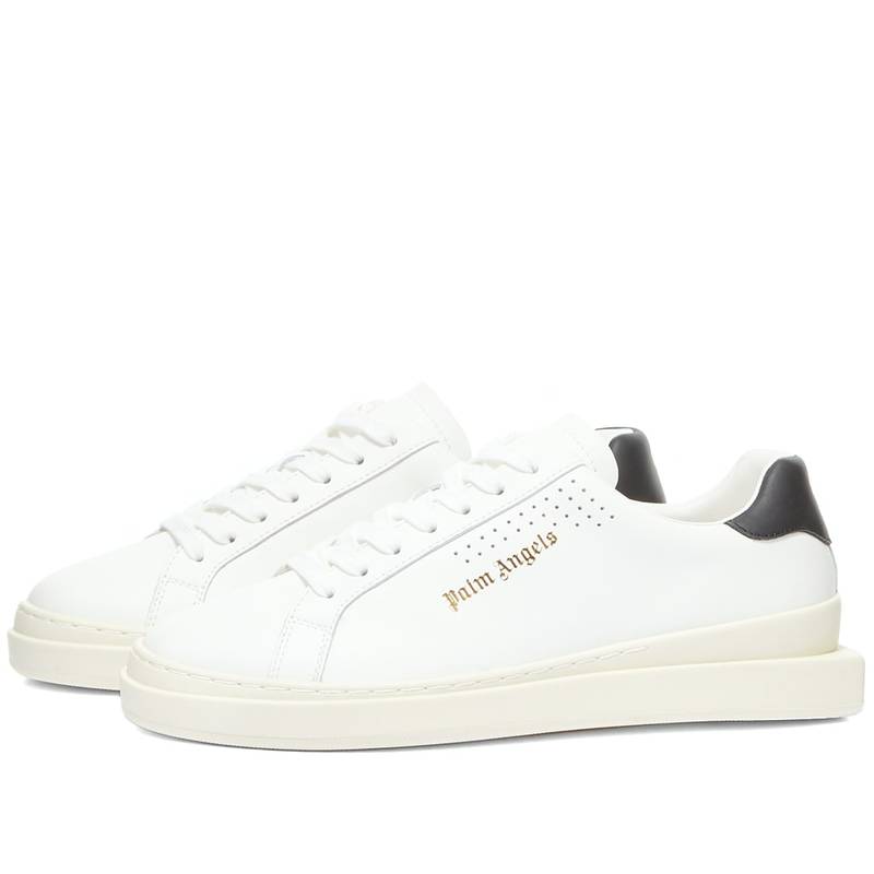 パーム・エンジェルス レディース スニーカー シューズ Palm Angels Palm 2 Sneaker White & Black