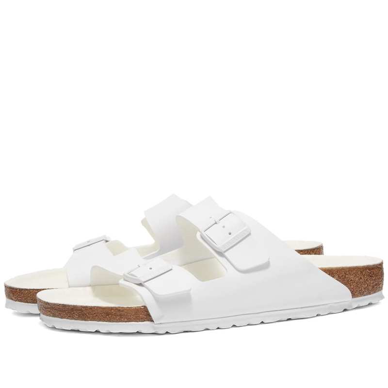 【送料無料】 ビルケンシュトック メンズ サンダル シューズ Birkenstock Arizona Triple White Birko-Flor