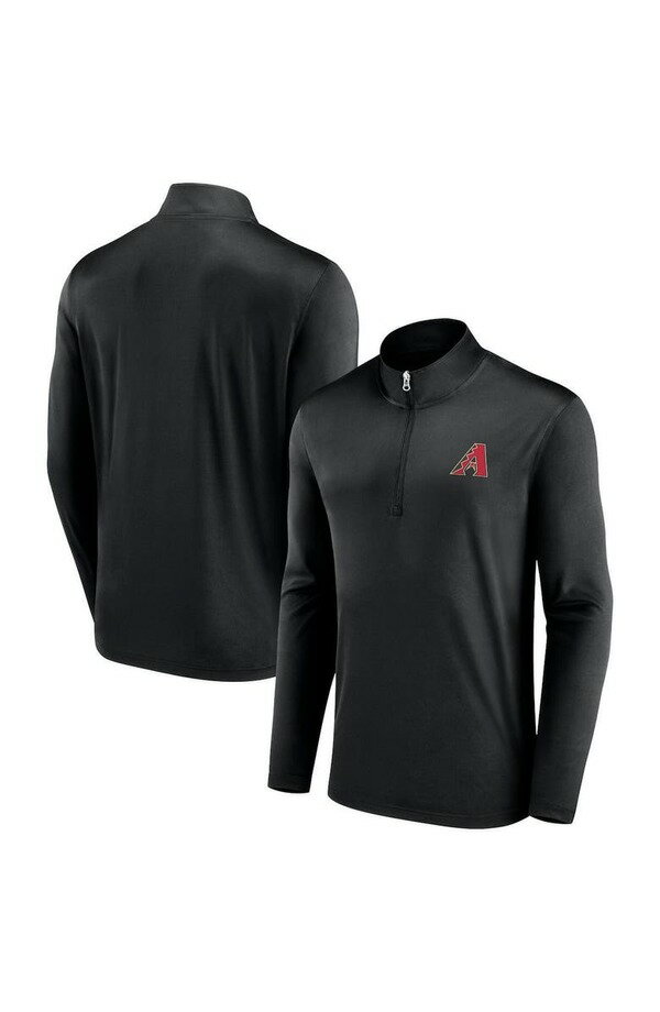 ファナティクス メンズ ジャケット・ブルゾン アウター Men's Fanatics Branded Black Arizona Diamondbacks Underdog Mindset Quarter-Zip Jacket Black