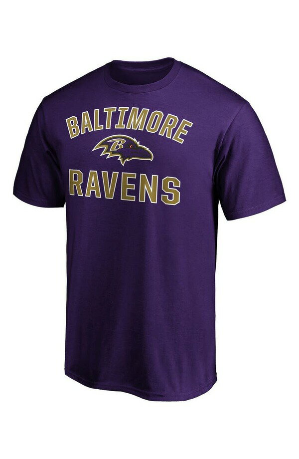 ファナティクス メンズ Tシャツ トップス Men's Fanatics Branded Purple Baltimore Ravens Victory Arch T-Shirt PURPLE
