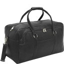 ピエル レザー メンズ ボストンバッグ バッグ Piel Leather Half-Moon Duffel Black