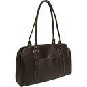 sG U[ Y g[gobO obO Piel Leather Ladies Buckle Business Tote Chocolate