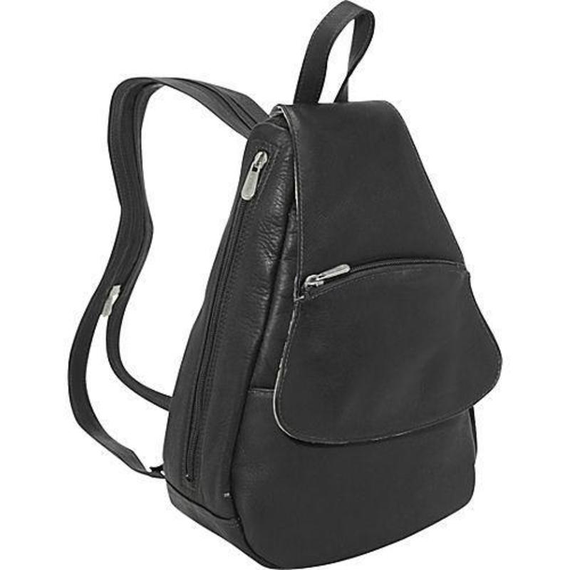 ピエル レザー メンズ ショルダーバッグ バッグ Piel Flap-Over Sling Black