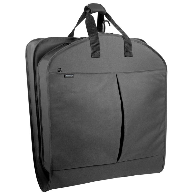 ウォーリーバッグ メンズ ハンドバッグ バッグ Wally Bags 45-inch Extra Capacity Garment Bag with Pockets Black