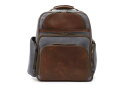コーシュマール メンズ バックパック・リュックサック バッグ Korchmar Lux Mason Waxed Canvas and Leather Lapto...