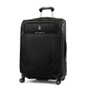 トラベルプロ メンズ スーツケース バッグ Travelpro Crew VersaPack 25 Expandable Spinner Suiter Jet Black