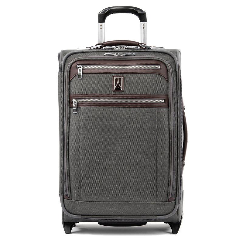 トラベルプロ メンズ スーツケース バッグ Travelpro Platinum Elite 22" Expandable Carry-On Rollaboard Vintage Grey