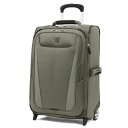 トラベルプロ メンズ スーツケース バッグ Travelpro Maxlite 5 Lightweight 22 Expandable Carry-On Rollaboard Slate Green