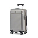 トラベルプロ メンズ スーツケース バッグ Travelpro Platinum Elite Hardside Carry-On Expandable Spinner Metallic Sand