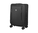 ビクトリノックス メンズ スーツケース バッグ Victorinox Werks Traveler 6.0 Frequent Flyer Plus Softside Carry-On Black