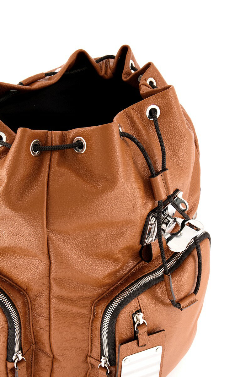 エフピーエム ミラノ メンズ バックパック・リュックサック バッグ FPM Milano Leather Backpack Small White