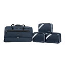 トラベルプロ メンズ ボストンバッグ バッグ Travelpro Roadtrip 30" Drop-Bottom Rolling Duffel with Packing Cubes Navy