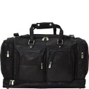 ピエル レザー メンズ ボストンバッグ バッグ Piel Leather False Bottom Duffel Bag Black