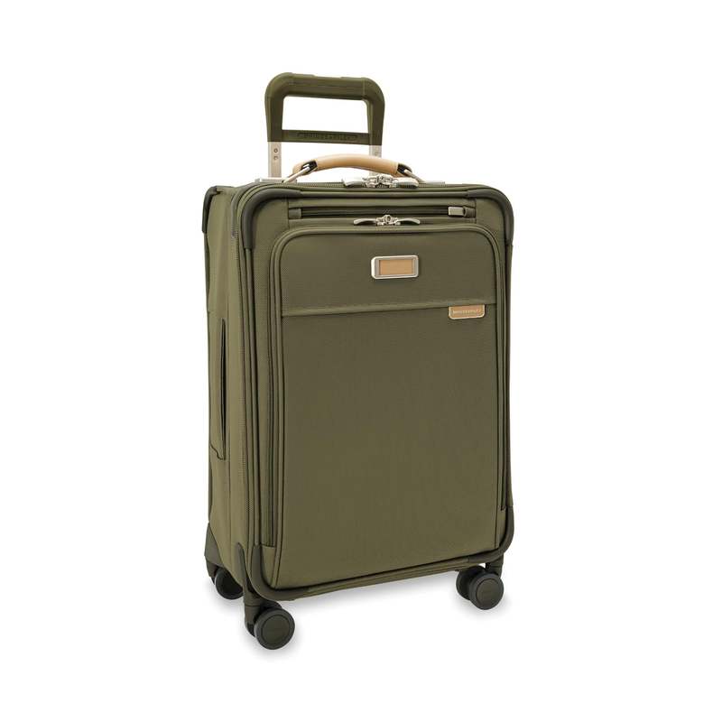 ubOXAhC[ Y X[cP[X obO Briggs & Riley Baseline Essential Carry-On Spinner Olive