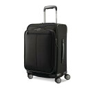 サムソナイト メンズ スーツケース バッグ Samsonite Silhouette 17 Softside Carry-On Expandable Spinner Black