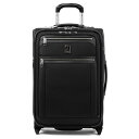 トラベルプロ メンズ スーツケース バッグ Travelpro Platinum Elite 22 Expandable Carry-On Rollaboard Shadow Black