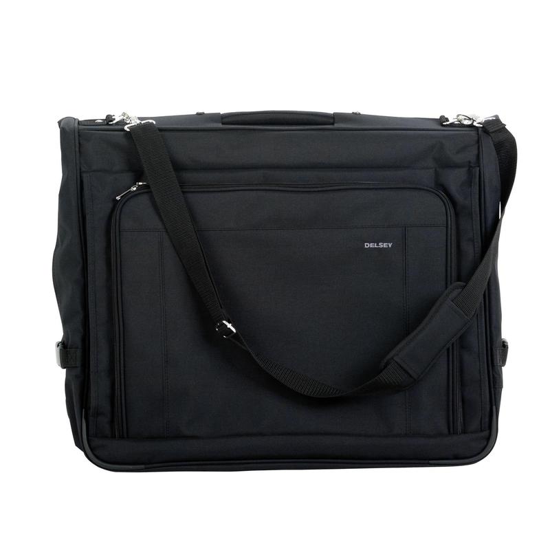 デルセー スーツケース・キャリーケース メンズ デルシー メンズ スーツケース バッグ Delsey Helium 45" Deluxe Garment Bag Black