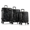ヘイズアメリカ メンズ スーツケース バッグ Heys America Black Camo 3 Piece Spinner Set Camo