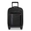 ブリッグスアンドライリー メンズ スーツケース バッグ Briggs & Riley ZDX 21" International Carry-on Expandable Spinner Black