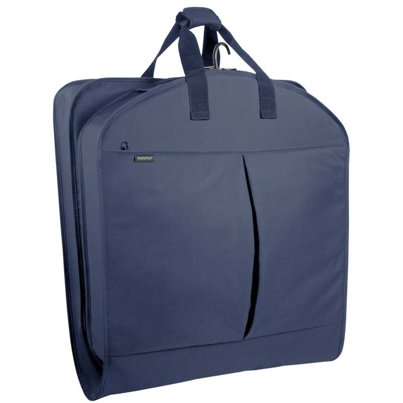 ウォーリーバッグ メンズ ハンドバッグ バッグ Wally Bags 45-inch Extra Capacity Garment Bag with Pockets Navy